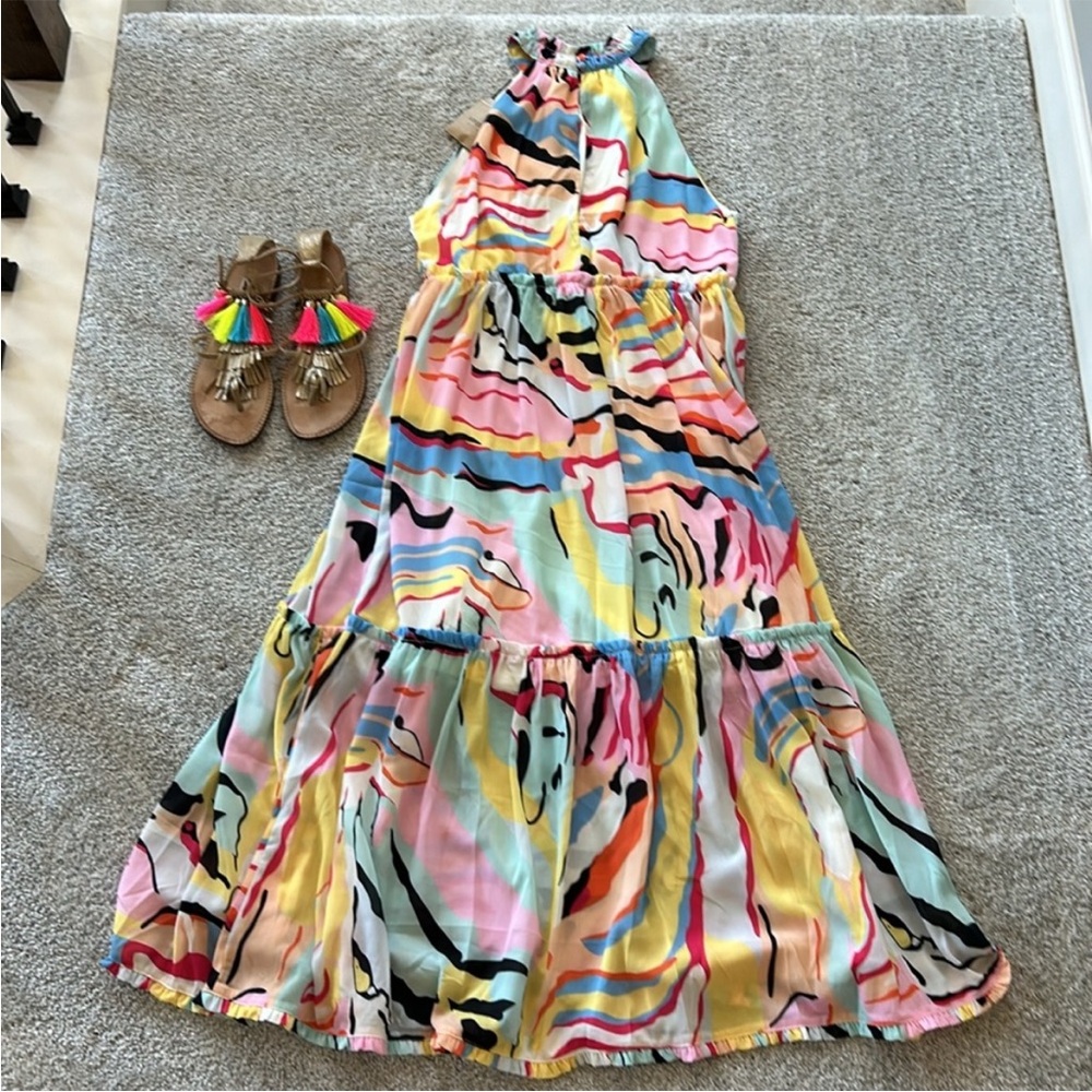 Umgee Find The Fun Midi Dress - Picture 8 of 10